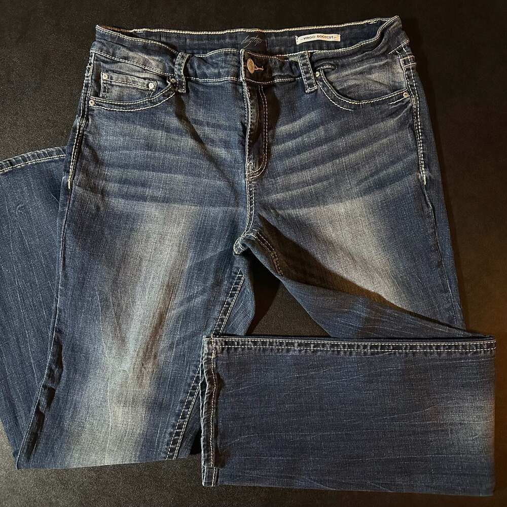 Daytrip Women's Virgo Bootcut Dark Wash Denim Jeans